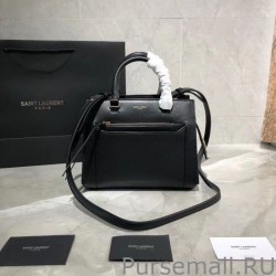 AAA+ YSL Saint Laurent East Side Smooth Leather Small Tote Bag 554116 Black