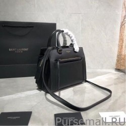 AAA+ YSL Saint Laurent East Side Smooth Leather Small Tote Bag 554116 Black