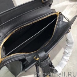 AAA+ YSL Saint Laurent East Side Smooth Leather Small Tote Bag 554116 Black