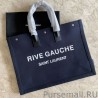 7 Star YSL Saint Laurent Rive Gauche Tote Bag Black