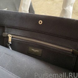 7 Star YSL Saint Laurent Rive Gauche Tote Bag Black