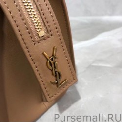 Replicas YSL Saint Laurent East Side Smooth Leather Small Tote Bag 554116 Brown