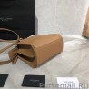 Replicas YSL Saint Laurent East Side Smooth Leather Small Tote Bag 554116 Brown