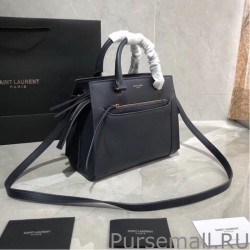 Copy YSL Saint Laurent East Side Smooth Leather Small Tote Bag 554116 Navy Blue