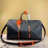 High Quality Keepall Bandouliere 45 Damier Cobalt Race N40166