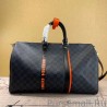 High Quality Keepall Bandouliere 45 Damier Cobalt Race N40166