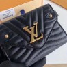 High Black New Wave Compact Wallet M63427