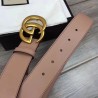 Perfect belt with Double G buckle pink 400593