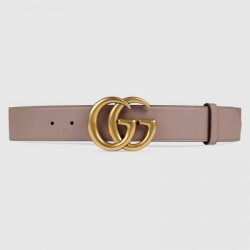 Perfect belt with Double G buckle pink 400593