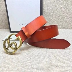 Wholesale belt with Double G buckle with snake cuir 458949