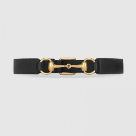 1:1 Mirror belt with Horsebit black 488939