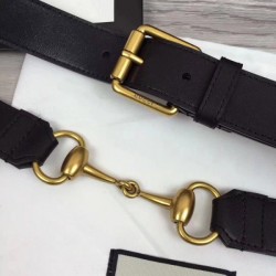 1:1 Mirror belt with Horsebit black 488939