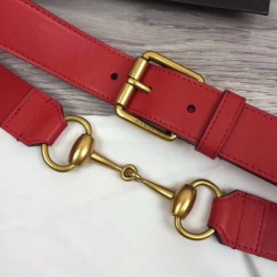 Cheap belt with Horsebit red 488939