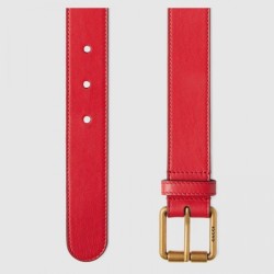 Cheap belt with Horsebit red 488939