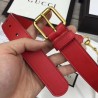 Cheap belt with Horsebit red 488939