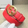 1:1 Mirror belt with interlocking G Red 114876