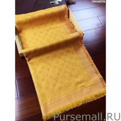 1:1 Mirror Yellow Monogram Shawl M75084