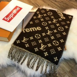 Inspired X Superme Cashmere Scarf Coffee