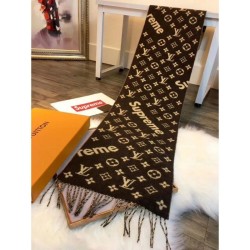 Inspired X Superme Cashmere Scarf Coffee