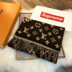 Inspired X Superme Cashmere Scarf Coffee