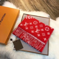 Inspired X Superme Cashmere Scarf Red