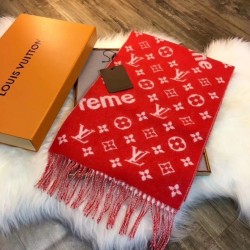 Inspired X Superme Cashmere Scarf Red