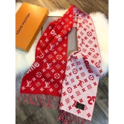 Inspired X Superme Cashmere Scarf Red