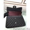 Replicas Classic Jumbo Maxi Flap Bag A58601 Caviar Leather Black