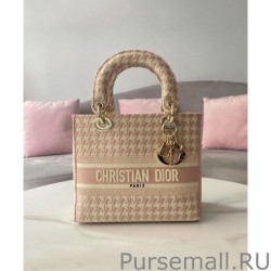 7 Star Christian Dior Medium Lady D-Lite Bag Pink