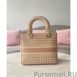 7 Star Christian Dior Medium Lady D-Lite Bag Pink