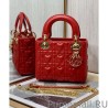 Wholesale Christian Dior Mini Lady Dior Dioramour Bag Red