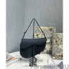 High Quality Christian Dior Saddle Ultra-Matte Bag Black