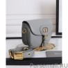 Best Christian Dior Small Dior Bobby Bag Gray