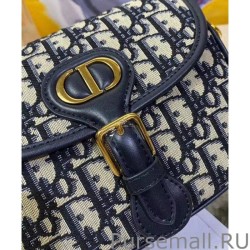 Cheap Christian Dior Small Dior Bobby Handbag Dark Blue