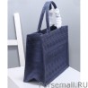 Perfect Christian Dior Small Dior Book Tote Bag Dark Blue