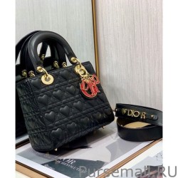 Replica Christian Dior Dioramour My Abcdior Lady Dior Bag Black