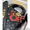 Replica Christian Dior Dioramour My Abcdior Lady Dior Bag Black