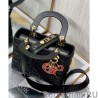 Replica Christian Dior Dioramour My Abcdior Lady Dior Bag Black