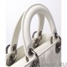 Top Quality Christian Dior Lady Dior My Abcdior Bag Cream