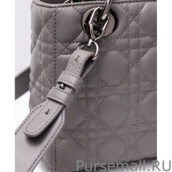 Luxury Christian Dior Lady Dior My Abcdior Bag Gray