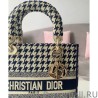 Replicas Christian Dior Medium Lady D-Lite Bag Black