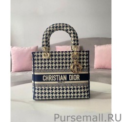 Replicas Christian Dior Medium Lady D-Lite Bag Black