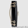 Top Gucci Interlocking Polished Leather Shoulder Bags 388741 DKE1G 1095