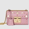 Best Gucci Padlock Studded Leather Shoulder Bags 432182 DLXDG 5867