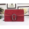 Fashion Dionysus Suede shoulder Bag 400249 Red