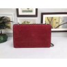 Fashion Dionysus Suede shoulder Bag 400249 Red