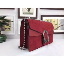 Fashion Dionysus Suede shoulder Bag 400249 Red