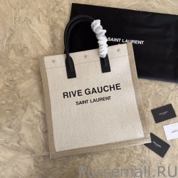 Wholesale YSL Saint Laurent rive gauche shopping bag White