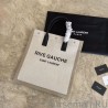 Wholesale YSL Saint Laurent rive gauche shopping bag White