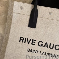 Wholesale YSL Saint Laurent rive gauche shopping bag White